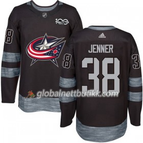 Blue Jackets Hockeydrakt Boone Jenner 38 1917-2017 100th Anniversary Svart Adidas Authentic - Herre